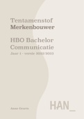 Samenvatting Merkenbouwer - HBO Communicatie Jaar 1