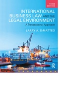 Pages International Business Law to know for the exam