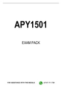 APY1501 MCQ EXAM PACK 2023
