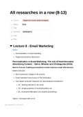 Digital and Social Media Marketing - 325222-B-6 - ALL mandatory readings- Minor Marketing Management - Tilburg University