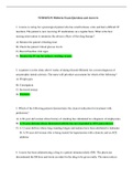NURS6521 Advanced pharmacology Midterm Exam Questions and Answers 