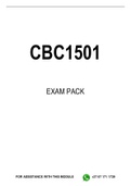 CBC1501 EXAM PACK 2023