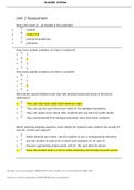 LETRS Unit 2 Assessment Questions And Answers