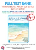 Test Bank for Women's Health: A Primary Care Clinical Guide 5th Edition By Diane Schadewald; Ursula A. Pritham Chapter 1-26 Complete Guide