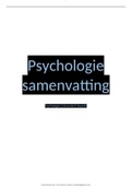 samenvatting Psychologie 1