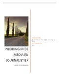 Samenvatting  Inleiding In De Media En Journalistiek