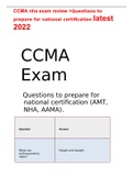  CCMA Exam Questions to prepare for national certification (AMT, NHA, AAMA).