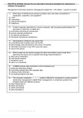 Management information system summary + practice exam 