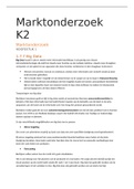 Samenvatting Marktonderzoek K2 (CE-Avans)