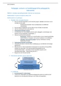 Samenvatting "pedagogie: systeem- en handelingsgericht pedagogische interventies"