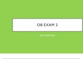 OB / Labor and Delivery Nursing Exam 2 Study Guide 