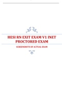 INET HESI EXAM V1 (ACTUAL TEST SCREENSHOTS)