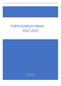 Formularium KBAN 2022-2023