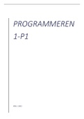 Programmeren 1 - theorie OO concepten (periode 1 en 2)