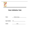 Information Technology (IT) Grade 12 Validation Task