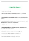 PRN 1032 Exam 2  2022/2023
