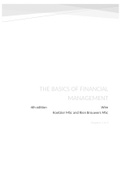 Samenvatting The Basics of financial management, ISBN: 9789001889210  Finance  (MAN4)