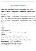 NURS 623 EXAM 3 QUESTIONS AND ANSWERS
