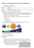 Samenvatting Gezondheid en Preventie Hoofdstuk 1 - 1ste bachelor Kinesitherapie aan de UA