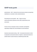 QASP study guide 2023 ( A+ GRADED 100%  VERIFIED) LATEST SOLUTION 