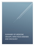 MG: Infectious diseases and Oncology summary 2023