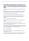 EPA 608 Study Material Including (Core, Type 1, 2 And 3) Questions And Answers 2023