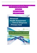 Advanced Health Assessment & Clinical Diagnosis in Primary Care 6th Edition by Dains Test Bank