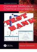 TEST BANK for Computer Methods in Chemical Engineering 2nd Edition By Nayef Ghasem ISBN 9781003167365. All Chapter 1-9. (Complete Download).