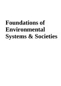 IB ESS Foundations of Environmental Systems