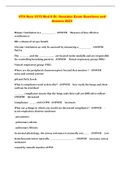 UTA Nurs 5315 Mod 6 Dr. Gonzalez Exam Questions and Answes 2023
