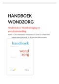 Handboek wondzorg. Hoofdstuk 2: wondreiniging en wondontsmetting, inclusief 10 toets vragen
