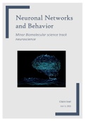 Lecture Notes of Neuronal Networks and Behavior 