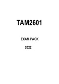 TAM2601-Teacher As Manager EXAM PACK  2022.