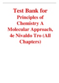 Principles of Chemistry A Molecular Approach, 4e Nivaldo Tro (Test Bank)