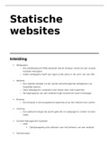 Samenvatting Statische websites - HTML & CSS