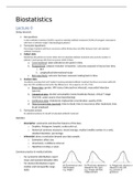 Notes with examples Biostatistic lectures