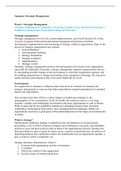 HPI4008 Full Summary Course Strategic Management, Leadership, Organizational Change in Healthcare (HPI4008)