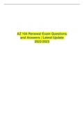 AZ 104 Renewal Exam:  Microsoft Azure  Questions and Answers