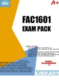 FAC1601 EXAM PACK 2023