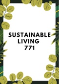 SUSTAINABLE LIVING _ CHAPTER SUMMARIES
