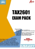 TAX2601 EXAM PACK 2023
