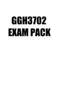 GGH3702 Exam Pack 2023