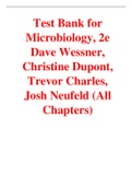 Microbiology, 2e Dave Wessner, Christine Dupont, Trevor Charles, Josh Neufeld (Test Bank)