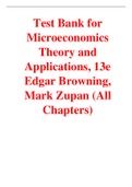 Microeconomics Theory and Applications, 13e EdgarBrowning, Mark Zupan (Test Bank)