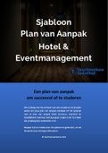 Plan van Aanpak Hotel en Eventmanagement | Sjabloon & Voorbeeld