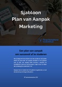 Plan van Aanpak Marketing | Sjabloon & Voorbeeld