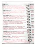 Chapter One Psychology Textbooks Notes