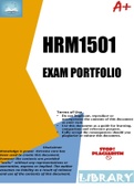 HRM1501 EXAM PORTFOLIO 2023