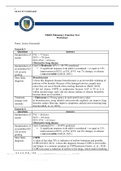 NR 601 Week 2 Assignment; Pulmonary Function Test Worksheet