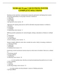 NURS 661 Exam 2 QUESTIONS WITTH COMPLETE SOLUTIONS